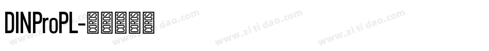 DINProPL字体转换