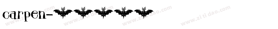 carpen字体转换