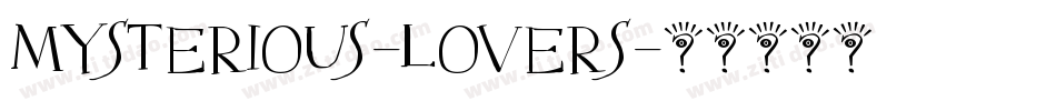 Mysterious-Lovers字体转换