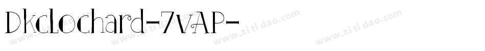 Dkclochard-7vAP字体转换