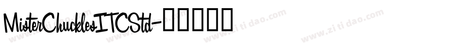 MisterChucklesITCStd字体转换