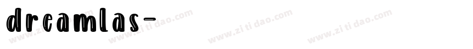 dreamlas字体转换