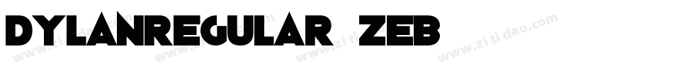 DylanRegular-7ZeB字体转换