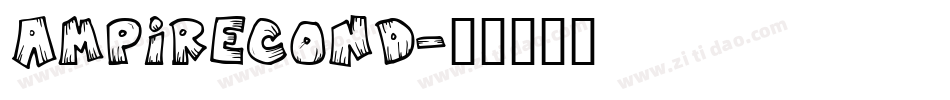 ampirecond字体转换