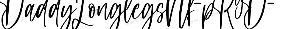 DaddyLonglegsNf-pR9D字体转换
