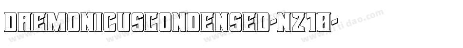 DaemonicusCondensed-nz10字体转换