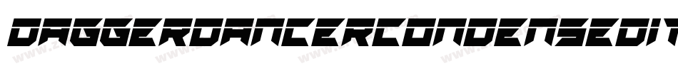 DaggerDancerCondensedItalic-2OgXv字体转换