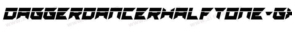 DaggerDancerHalftone-gxBgR字体转换