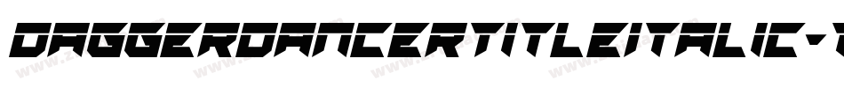 DaggerDancerTitleItalic-1Gayg字体转换