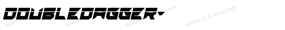 DoubleDagger字体转换