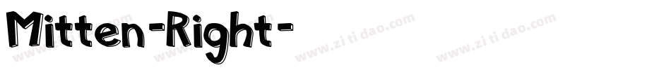 Mitten-Right字体转换