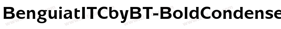 BenguiatITCbyBT-BoldCondensed字体转换