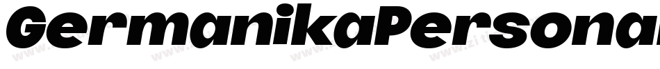 GermanikaPersonalUseRegular-Wdev字体转换