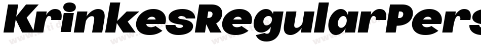 KrinkesRegularPersonalUse-Kw0X字体转换