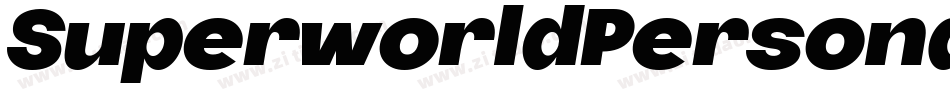 SuperworldPersonalUseRegular-Oj6O字体转换