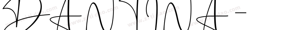 DANTINA字体转换
