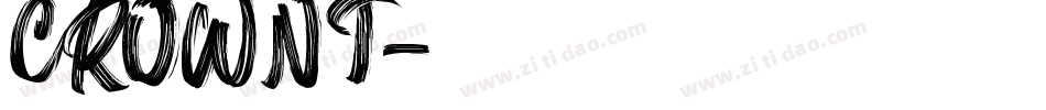 CROWNT字体转换