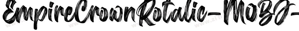 EmpireCrownRotalic-M0BJ字体转换