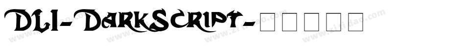 DLI-DarkScript字体转换