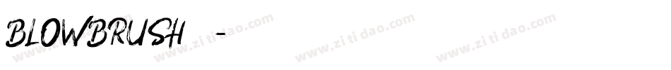 BlowBrush手机版字体转换