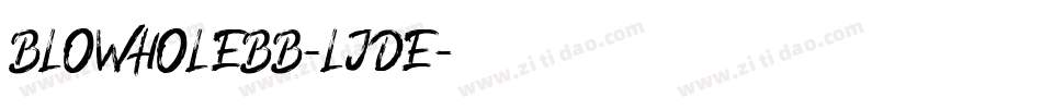 Blowholebb-ljde字体转换