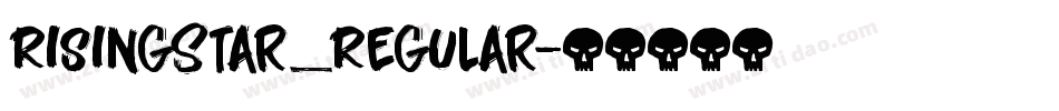 RisingStar_Regular字体转换