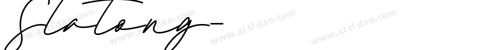 Slatong字体转换