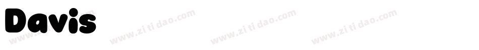 Davis字体转换