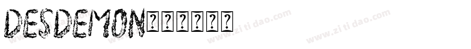 DESDEMON字体转换