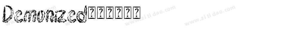 Demonized字体转换