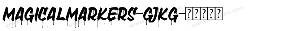 MagicalMarkers-GjKg字体转换