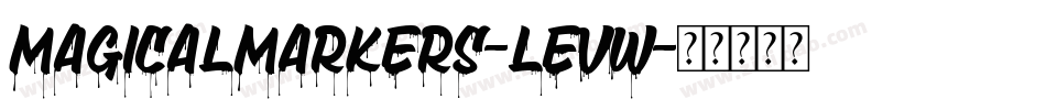MagicalMarkers-LeVW字体转换