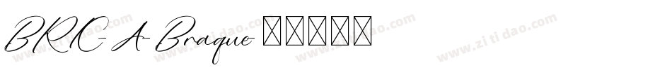 BRIC-A-Braque字体转换