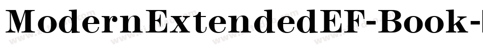 ModernExtendedEF-Book字体转换