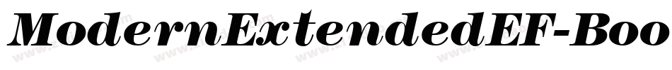 ModernExtendedEF-Book字体转换