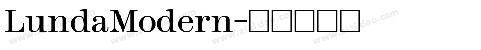 LundaModern字体转换