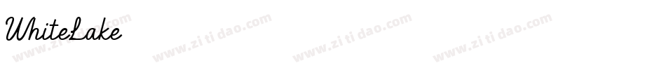 WhiteLake字体转换