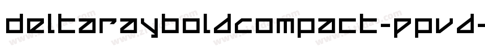 DeltaRayBoldCompact-Ppvd字体转换