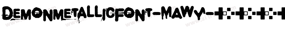 Demonmetallicfont-MAwY字体转换