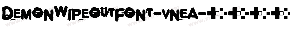 Demonwipeoutfont-vneA字体转换