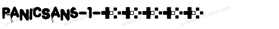 PanicSans-1字体转换