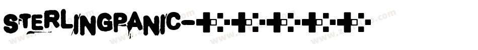SterlingPanic字体转换