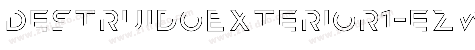 DestruidoExterior1-eZwXp字体转换