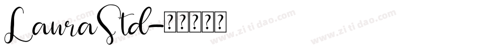 LauraStd字体转换