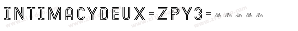 IntimacyDeux-Zpy3字体转换