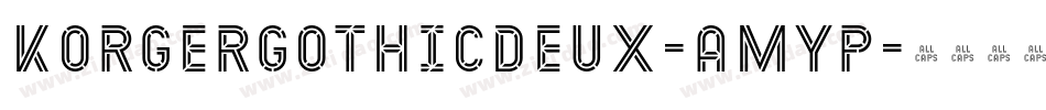 KorgerGothicDeux-AmYp字体转换