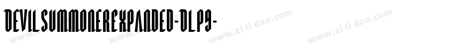 DevilSummonerExpanded-Dlp9字体转换