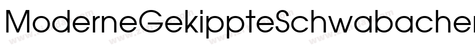 ModerneGekippteSchwabacher-r8PK字体转换