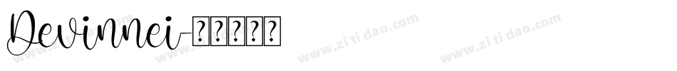 Devinnei字体转换