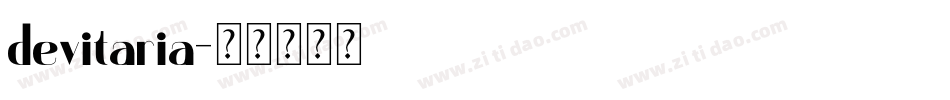 devitaria字体转换